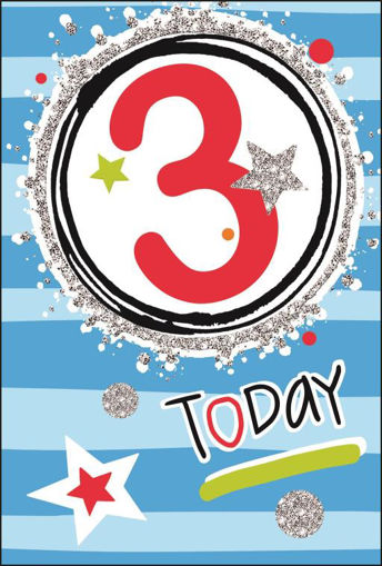 Picture of 3 TODAY BIRTHDAY CARD